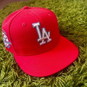 LA Dodger Hat with side patch